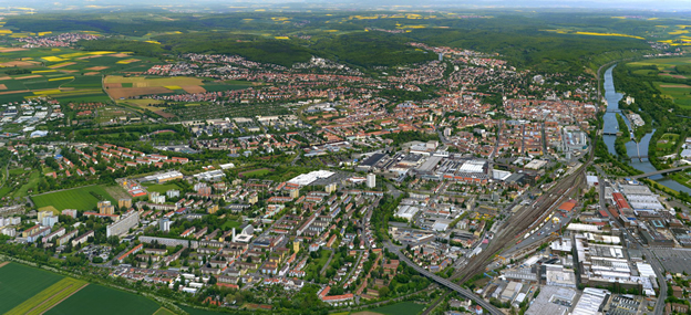 Panorama of Schweinfurt